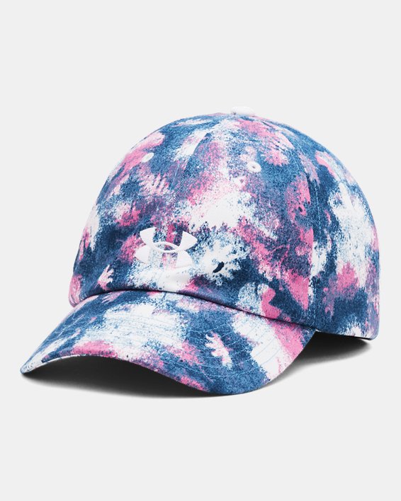 Women's UA SportStyle Printed Adjustable Hat in Blue image number 0